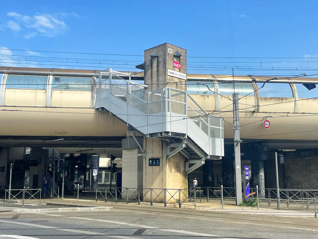 La gare de Cenon, sur la rive droite bordelaise