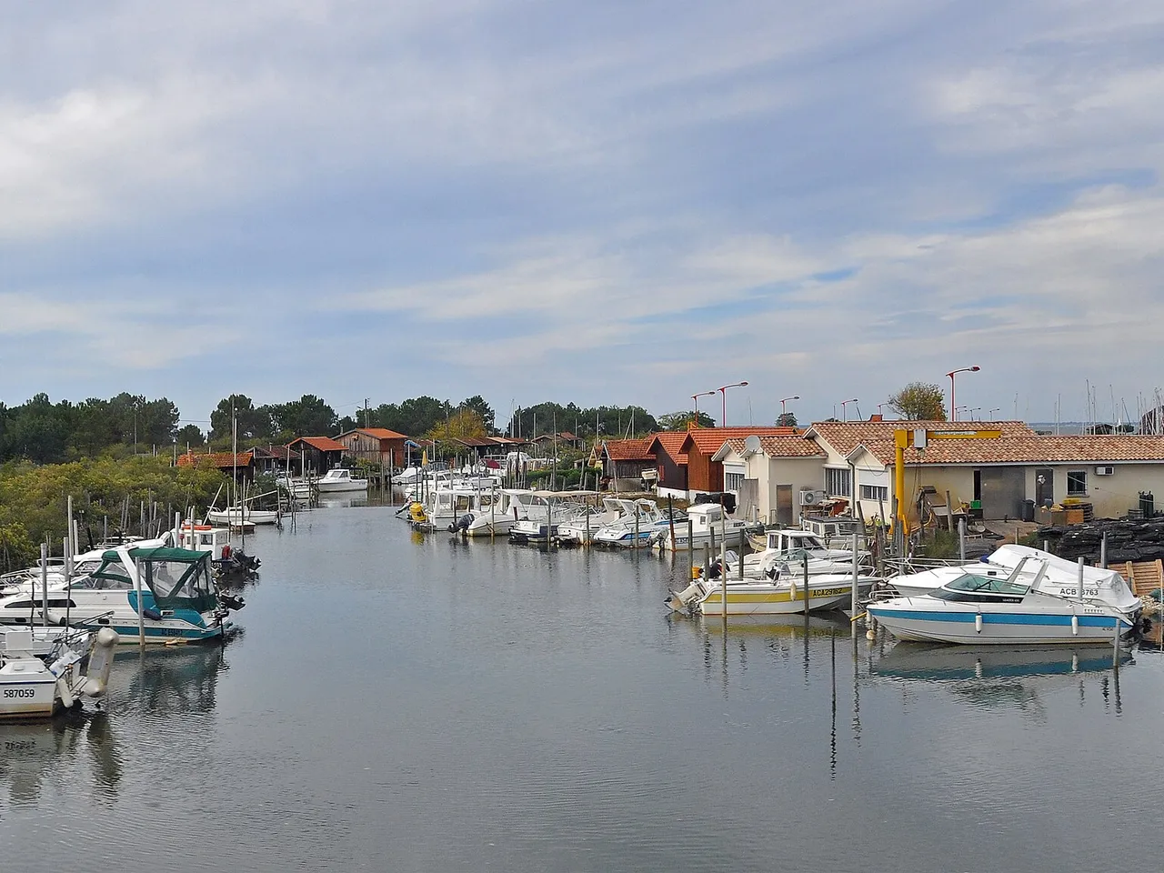 Le port de plaisance de La Hume, à Gujan-Mestras
