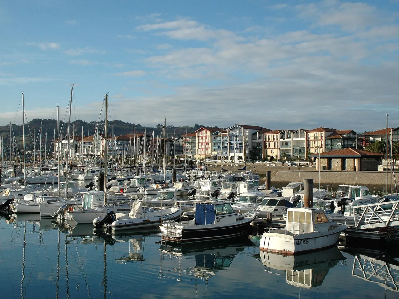 Le port de plaisance d’Hendaye