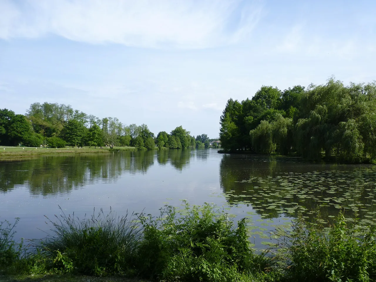 Le lac de Christus, à Saint-Paul-lès-Dax